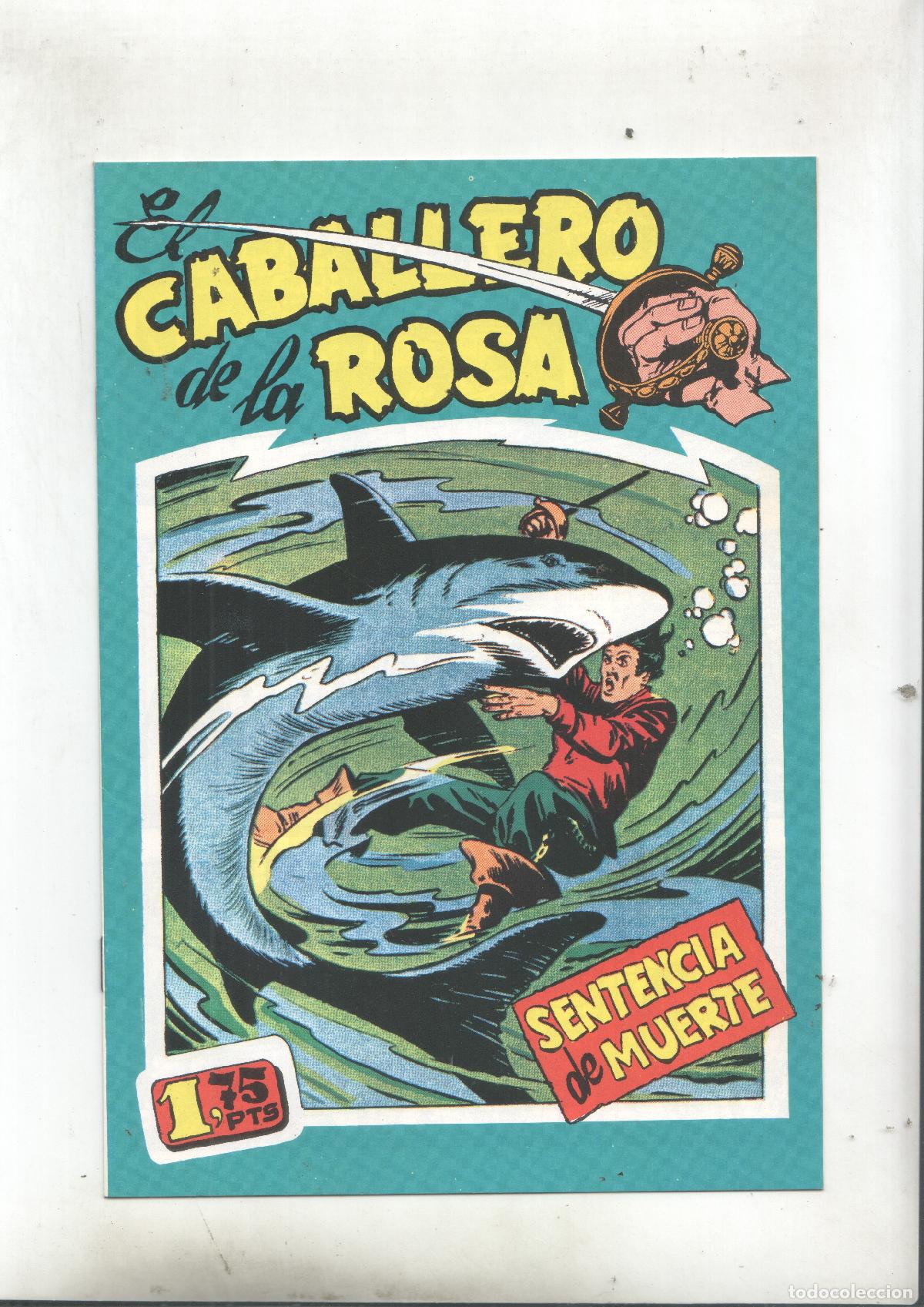C&oacute;mics: Facsimil: El caballero de la rosa numero 4: Sentencia de muerte - Leopoldo Ortiz