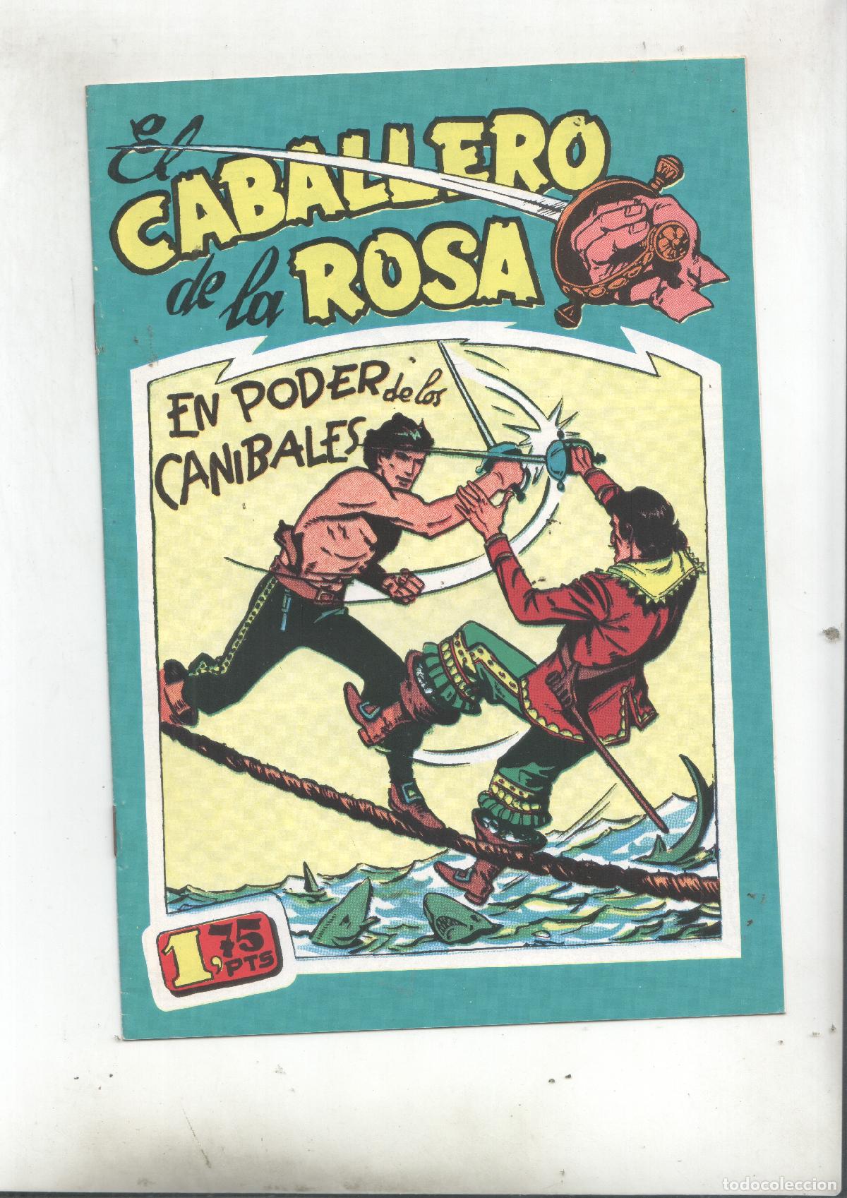 C&oacute;mics: Facsimil: El caballero de la rosa numero 7: En poder de los canibales - Leopoldo Ortiz