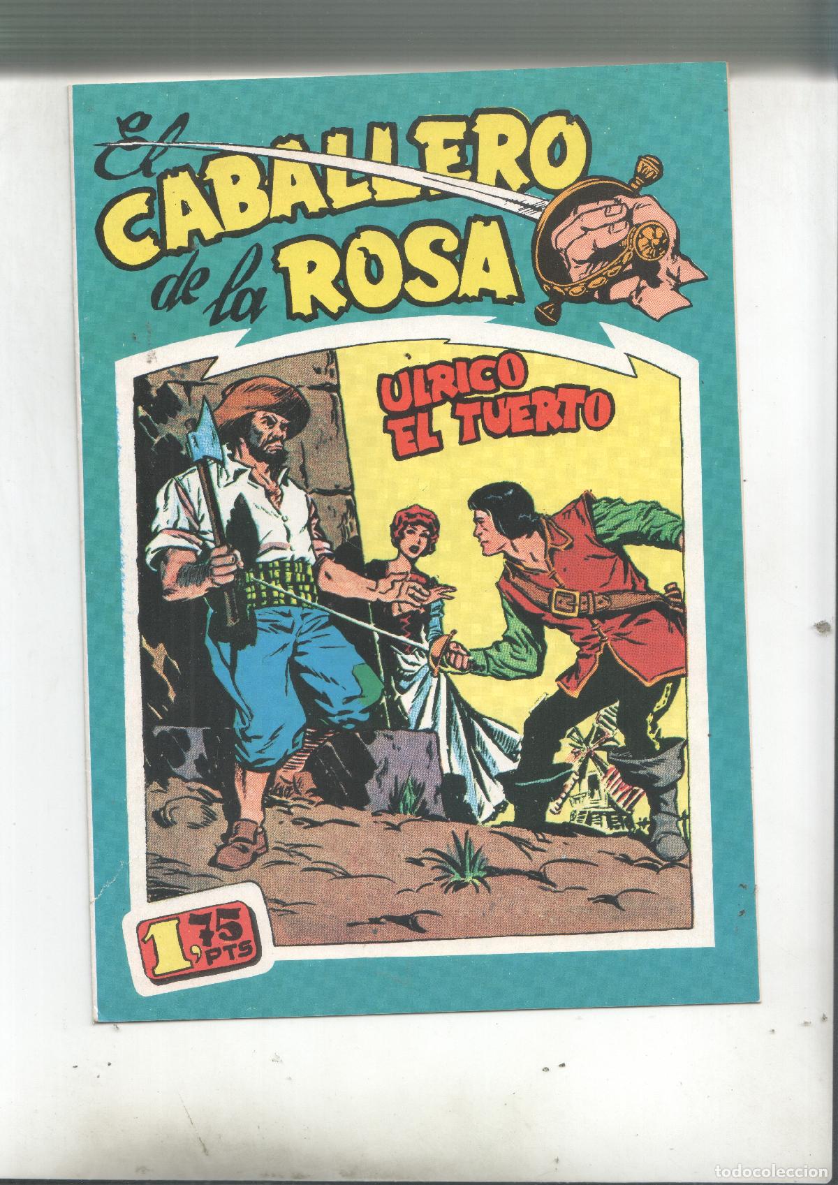 C&oacute;mics: Facsimil: El caballero de la rosa numero 1: Ulrico el tuerto - Leopoldo Ortiz