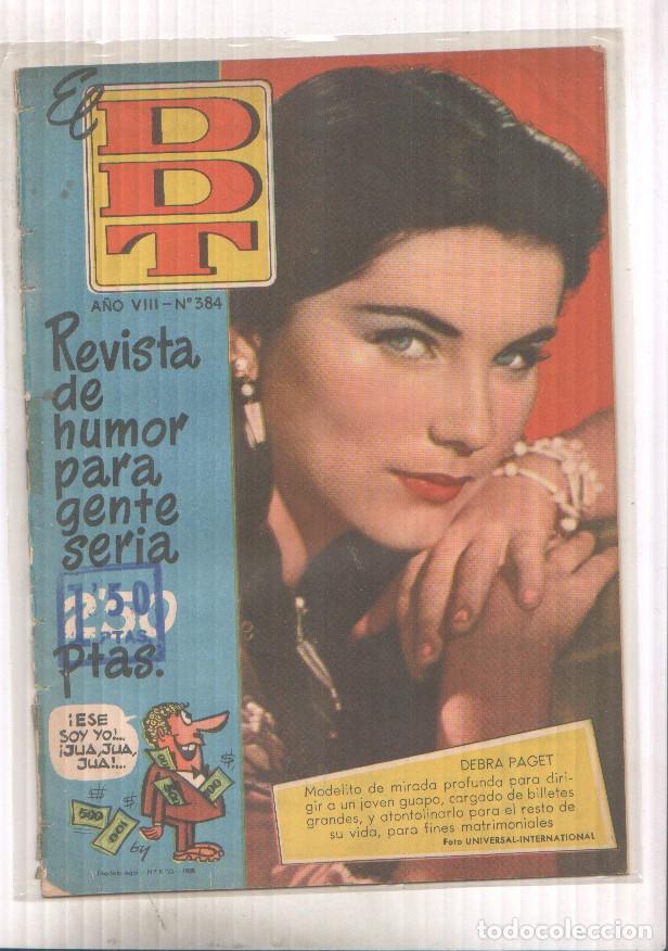 C&oacute;mics: EL DDT numero 384 portada Debra Paget - varios