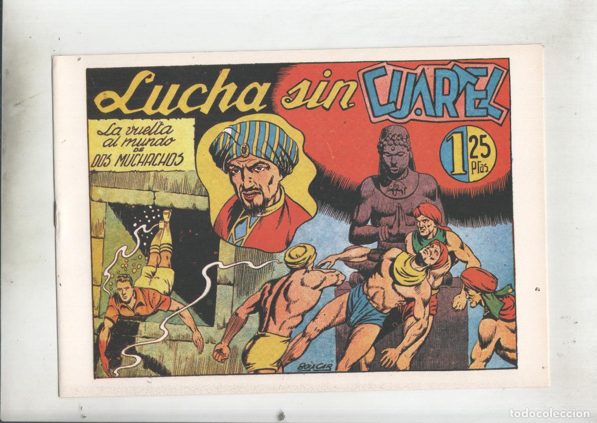 C&oacute;mics: Facsimil: La vuelta al mundo de dos muchachos numero 14:: Lucha sin cuartel - Boixar