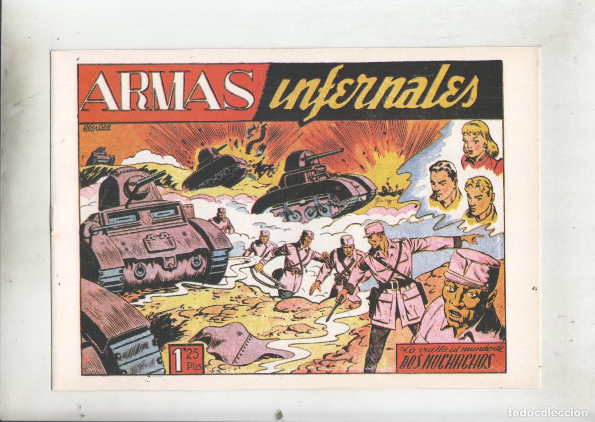 Comics: Facsimil: La vuelta al mundo de dos muchachos numero 18: Armas infernales - Boixar