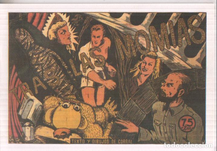 Comics: Facsimil:Tras las momias, dibujo de corral (el original fue editado por la valenciana) - varios