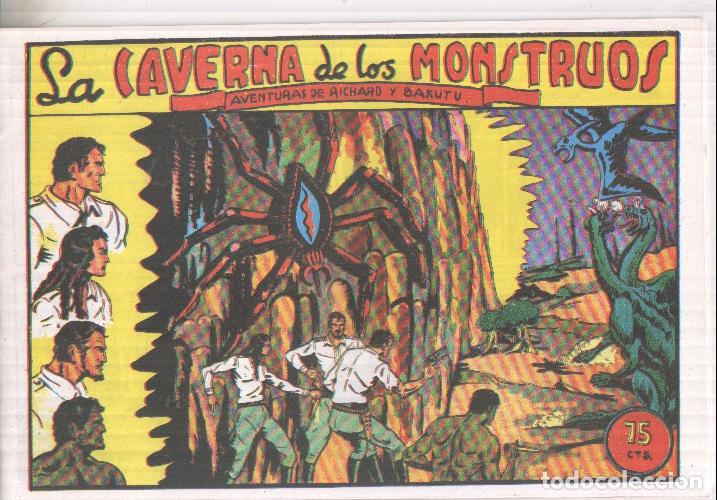 Comics: Facsimil: Richard y Bakutu: La caverna de los monstruos (el original fue editado por la valenciana)