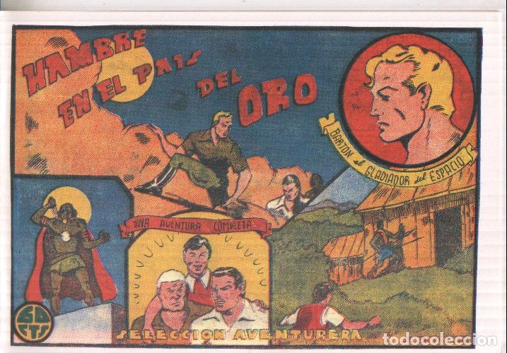 Comics: Facsimil: Barton el gladiador del espacio: Hambre en el pais del oro, dibujo de Galateo (el original