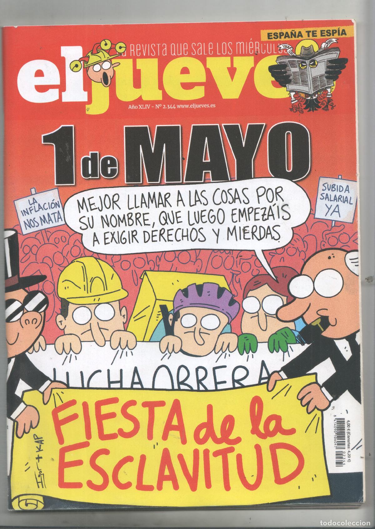 Comics: El Jueves revista numero 2344: 1 de mayo - Varios