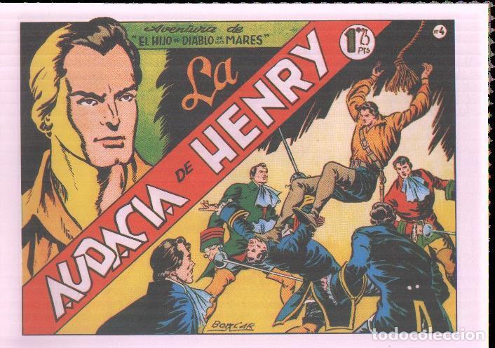 Comics: Facsimil: El Hijo del diablo de los mares numero 04: La audacia de Henry - Boixcar