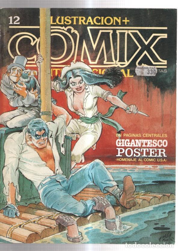 Comics: Ilustracion + Comix numero 12: conserva el poster gigantesco homenaja comic USA - Varios