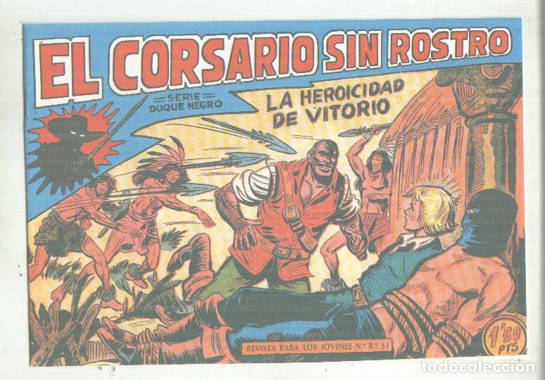Fumetti: Facsimil: El Corsario sin Rostro numero 27: La heroicidad de Vitorio - Manuel Gago