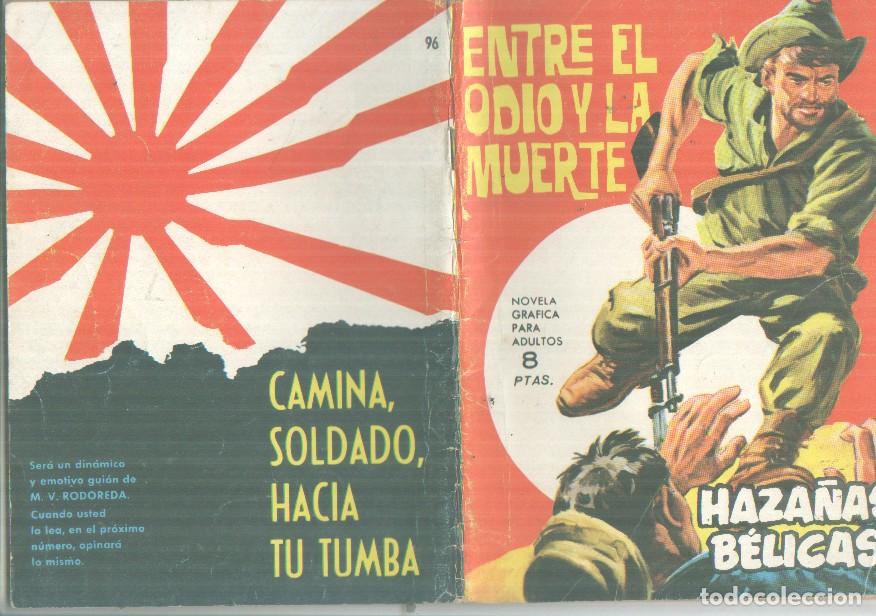 Fumetti: Haza&ntilde;as Belicas numero 096 Entre el odio y la muerte - Jaime Forns