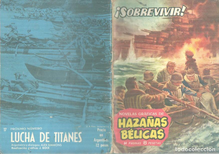 Fumetti: Haza&ntilde;as Belicas numero 017: Sobrevivir - Rafael Mendez