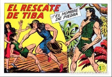 C&oacute;mics: V10349 Facsimil: El Hombre de Piedra numero 209. El Rescate de Tiba - Varios