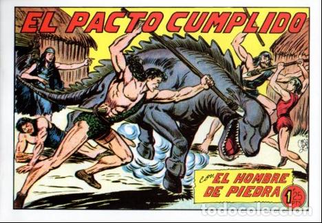 C&oacute;mics: V10371 Facsimil: El Hombre de Piedra numero 187. El Pacto cumplido - Varios