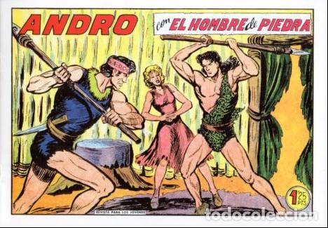 C&oacute;mics: V10359 Facsimil: El Hombre de Piedra numero 199. Andro - Varios