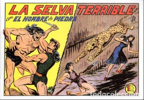 C&oacute;mics: V10386 Facsimil: El Hombre de Piedra numero 172. La Selva Terrible - Varios