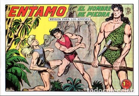 C&oacute;mics: V10364 Facsimil: El Hombre de Piedra numero 194. Entamo - Varios