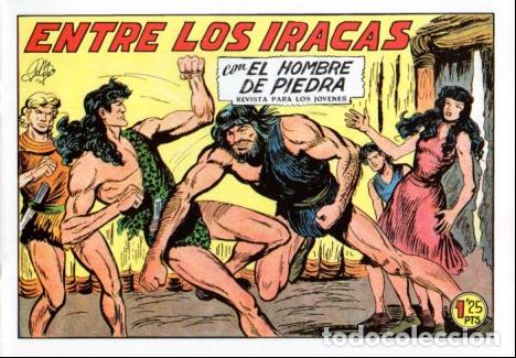 C&oacute;mics: V10363 Facsimil: El Hombre de Piedra numero 195. Entre los Incas - Varios