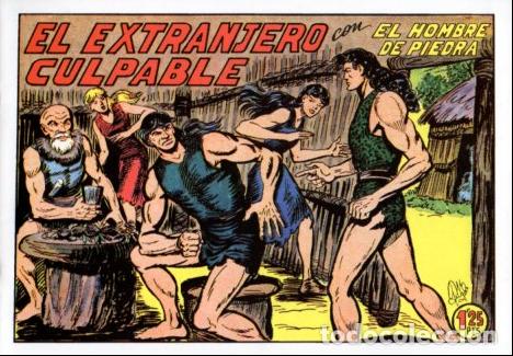 C&oacute;mics: V10389 Facsimil: El Hombre de Piedra numero 169. El Extranjero Culpable - Varios