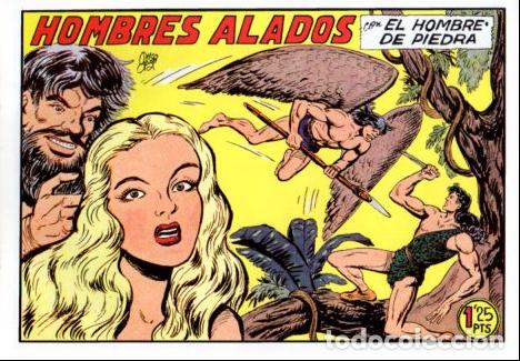 Comics: V10416 Facsimil: El Hombre de Piedra numero 142. hombres Alados - Varios