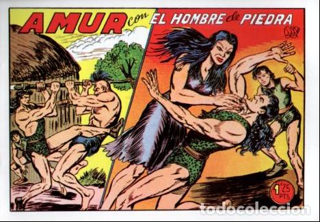 C&oacute;mics: V10399 Facsimil: El Hombre de Piedra numero 159. Amur con el Hombre de Piedra - Varios