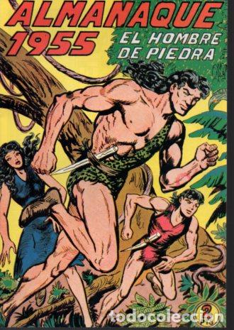 Comics: V10419 Facsimil: El Hombre de Piedra Almanaque 1955 - Varios
