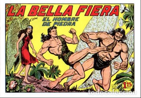 C&oacute;mics: V10413 Facsimil: El Hombre de Piedra numero 145. La Bella Fiera - Varios