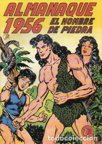 Comics: V10418 Facsimil: El Hombre de Piedra Almanaque 1956 - Varios