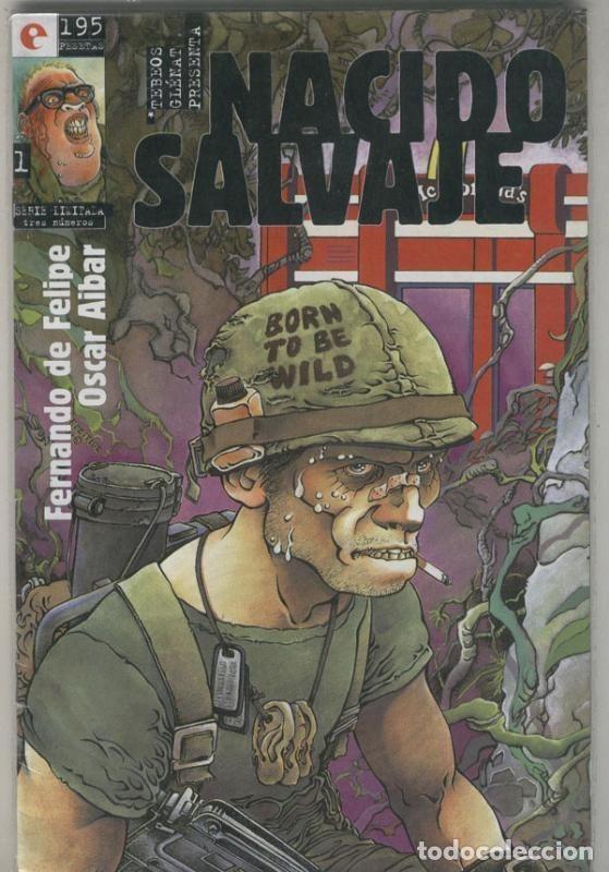 C&oacute;mics: Nacido Salvaje, coleccion - Fernando de Felipe-Oscar Aibar