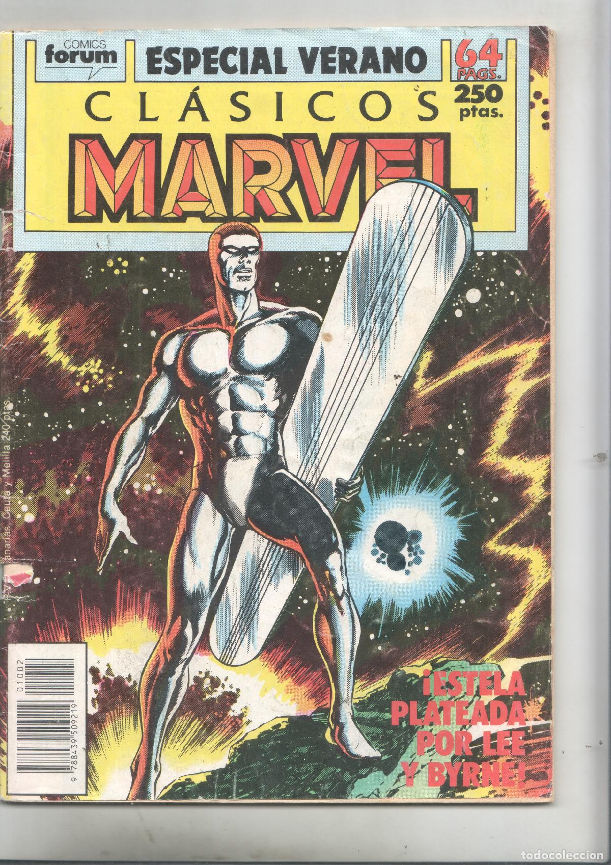 Comics : Clasicos Marvel especial verano 1989: Estela Plateada - Roy Thomas - John Buscema