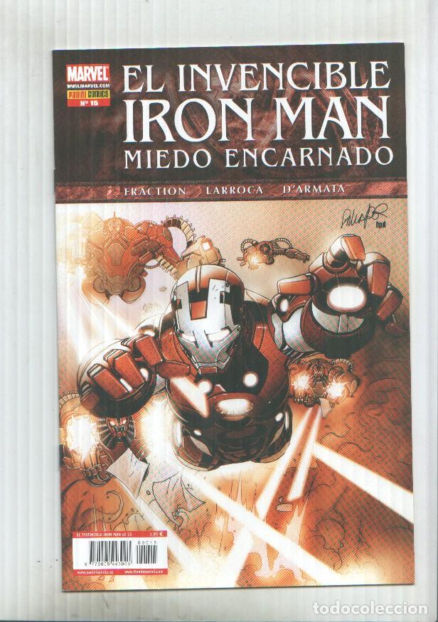 C&oacute;mics: Panini: El invencible Iron Man numero 15 Miedo encarnado - varios
