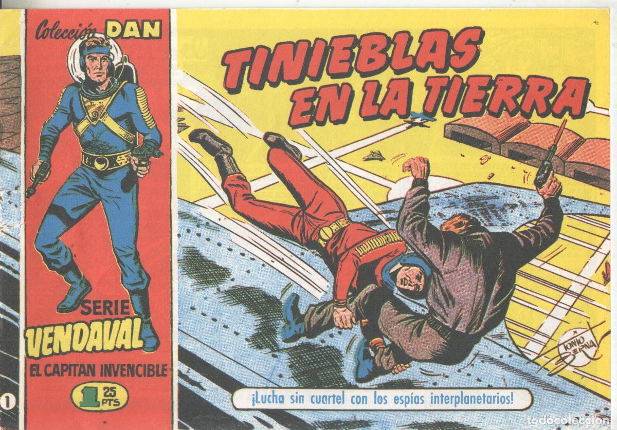 Comics: Facsimil: Vendaval el capitan invencible numero 01: Tinieblas en la tierra - Antonio Bernal
