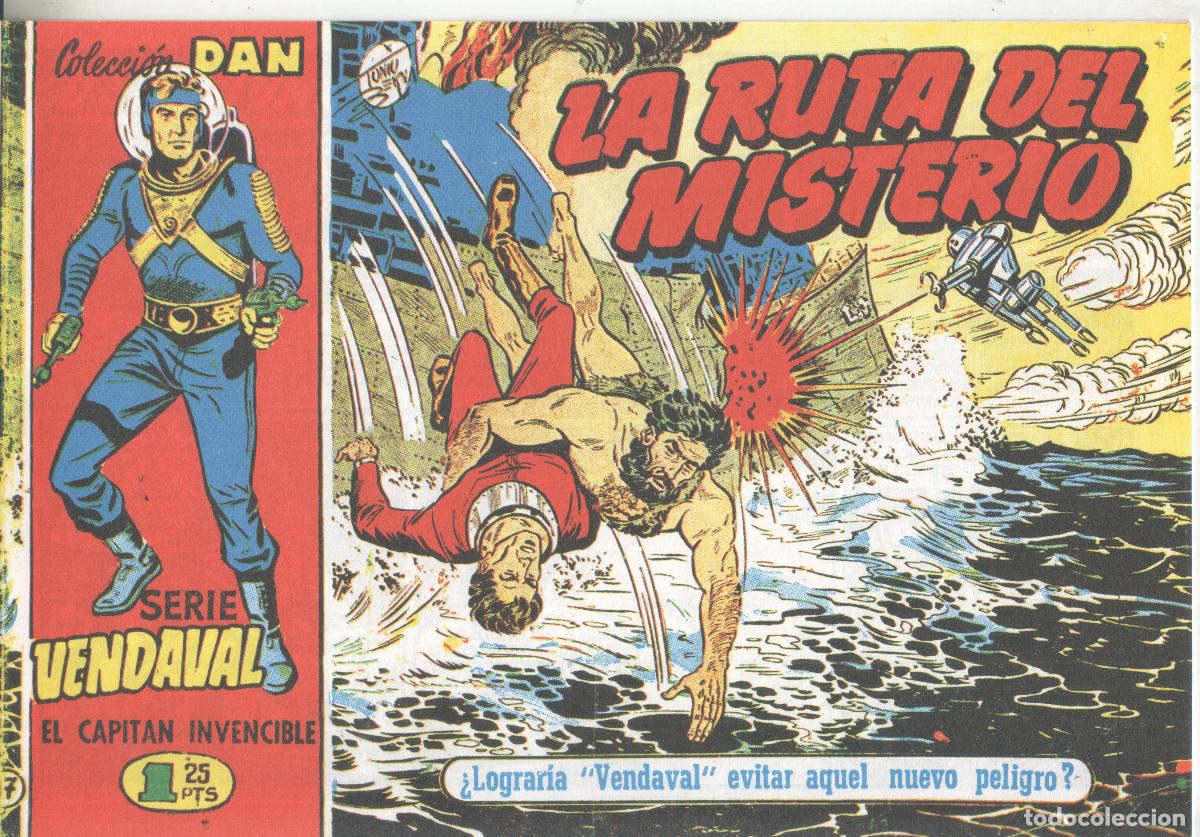 C&oacute;mics: Facsimil: Vendaval el capitan invencible numero 17: La ruta del misterio - Antonio Bernal