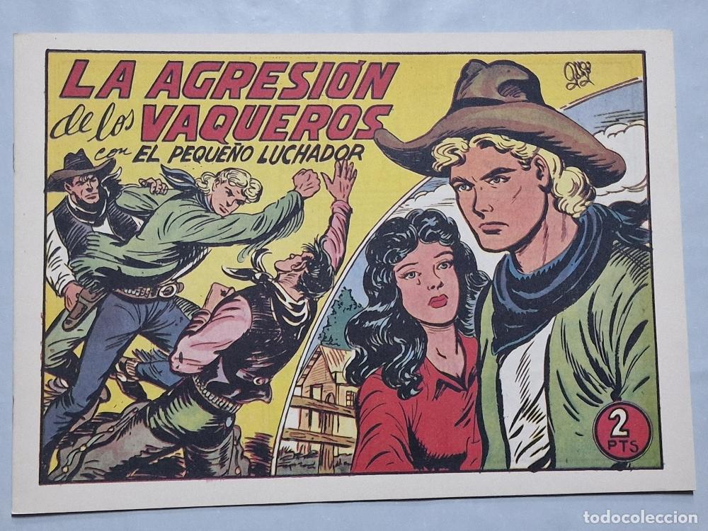 C&oacute;mics: Facsimil: El peque&ntilde;o luchador n&ordm;225 - La agresi&oacute;n de los vaqueros - Manuel Gago
