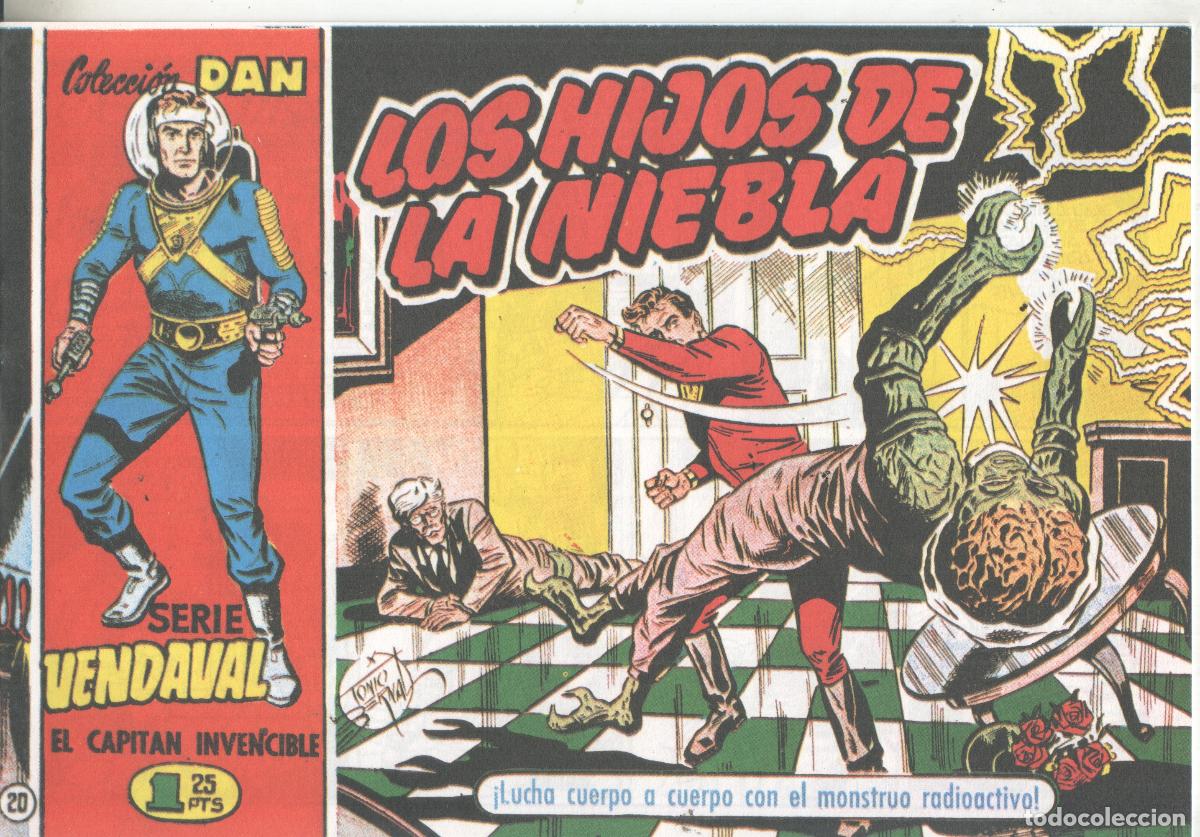 C&oacute;mics: Facsimil: Vendaval el capitan invencible numero 20: Los hijos de la niebla - Antonio Bernal