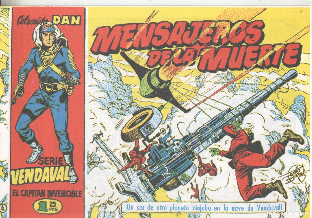 C&oacute;mics: Facsimil: Vendaval el capitan invencible numero 04 Mensajeros de la muerte - Antonio Bernal
