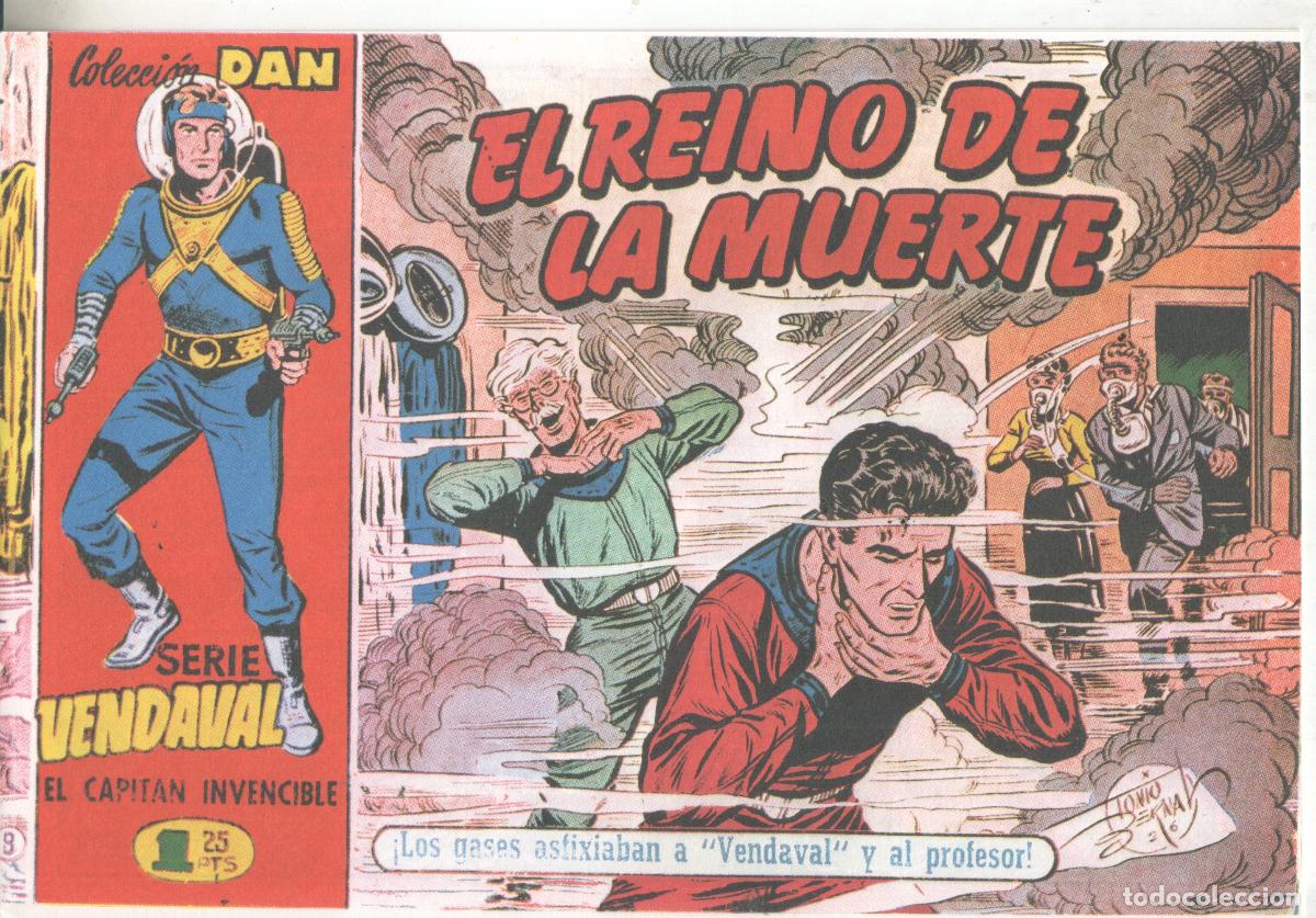 C&oacute;mics: Facsimil: Vendaval el capitan invencible numero 09: El reino de la muerte - Antonio Bernal
