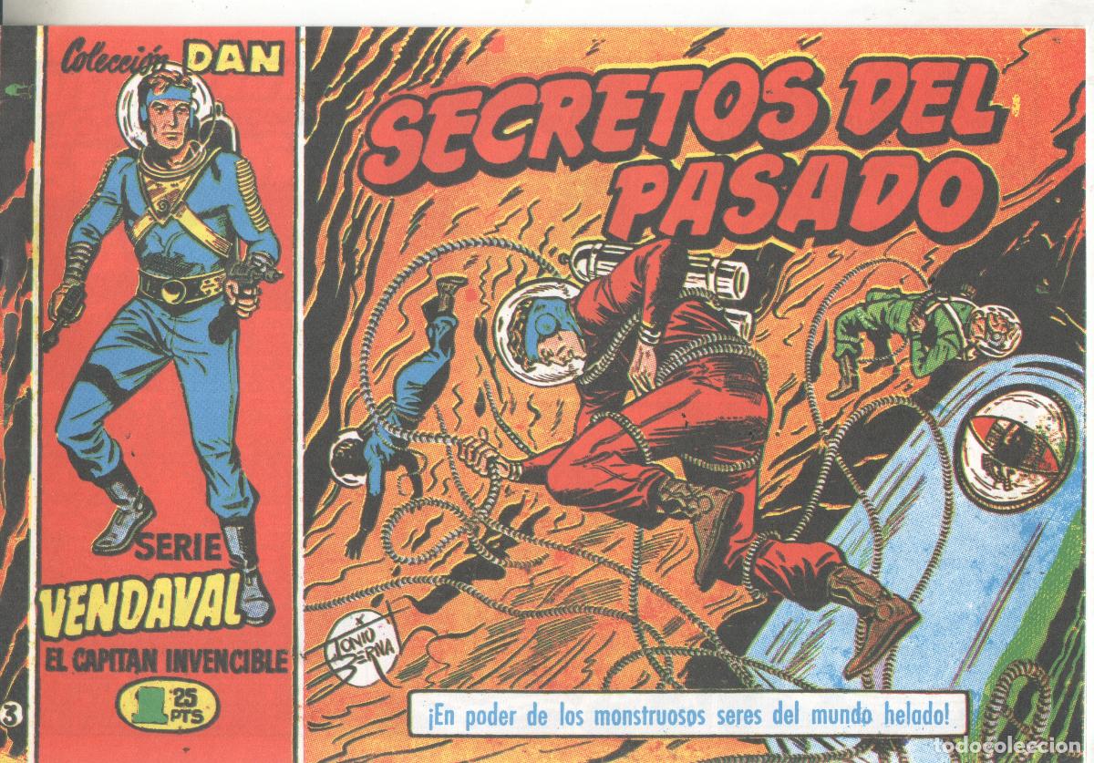 C&oacute;mics: Facsimil: Vendaval el capitan invencible numero 03: Secretos del pasado - Antonio Bernal