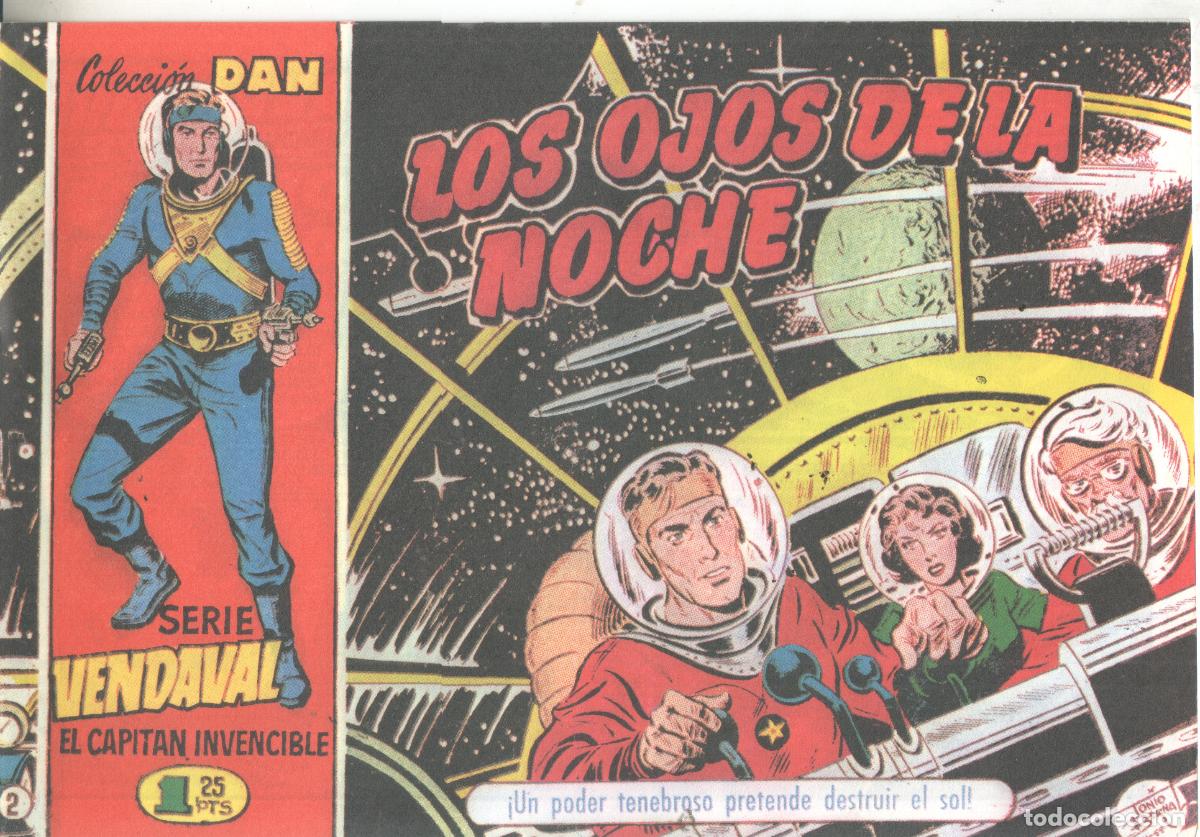C&oacute;mics: Facsimil: Vendaval el capitan invencible numero 02: Los ojos de la noche - Antonio Bernal