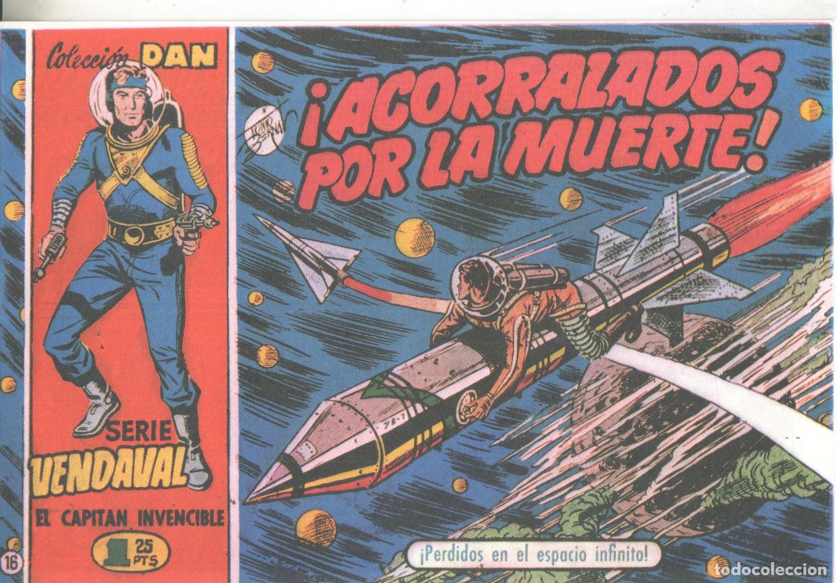 C&oacute;mics: Facsimil: Vendaval el capitan invencible numero 16: Acorralados por la muerte - Antonio Bernal