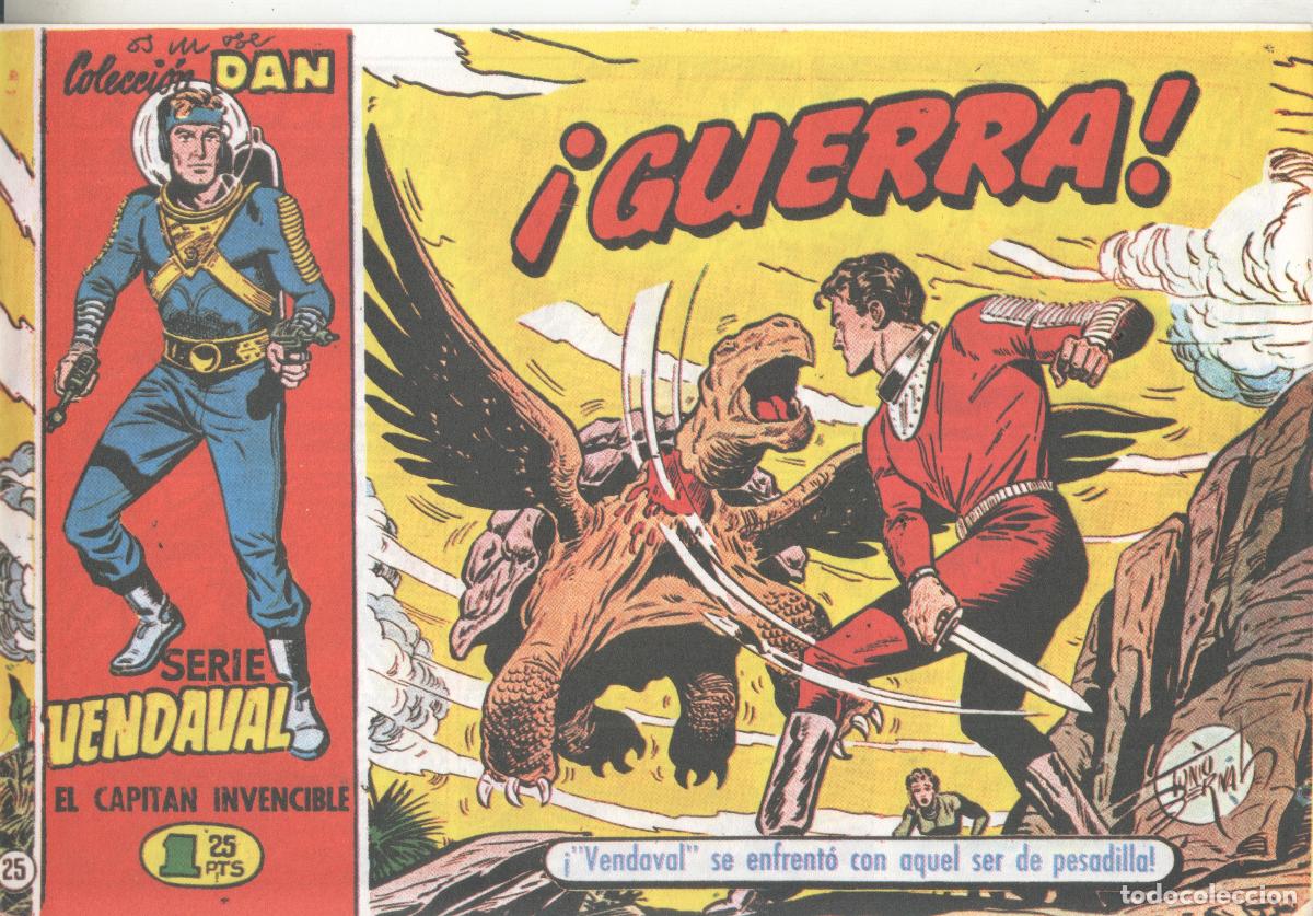 C&oacute;mics: Facsimil: Vendaval el capitan invencible numero 25 Guerra - Antonio Bernal