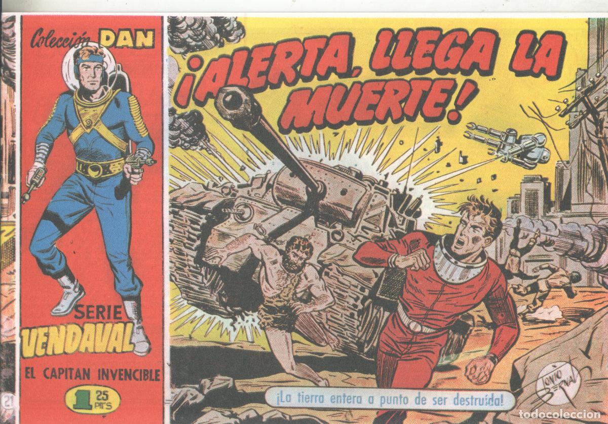 C&oacute;mics: Facsimil: Vendaval el capitan invencible numero 21: Alerta, llega la muerte - Antonio Bernal