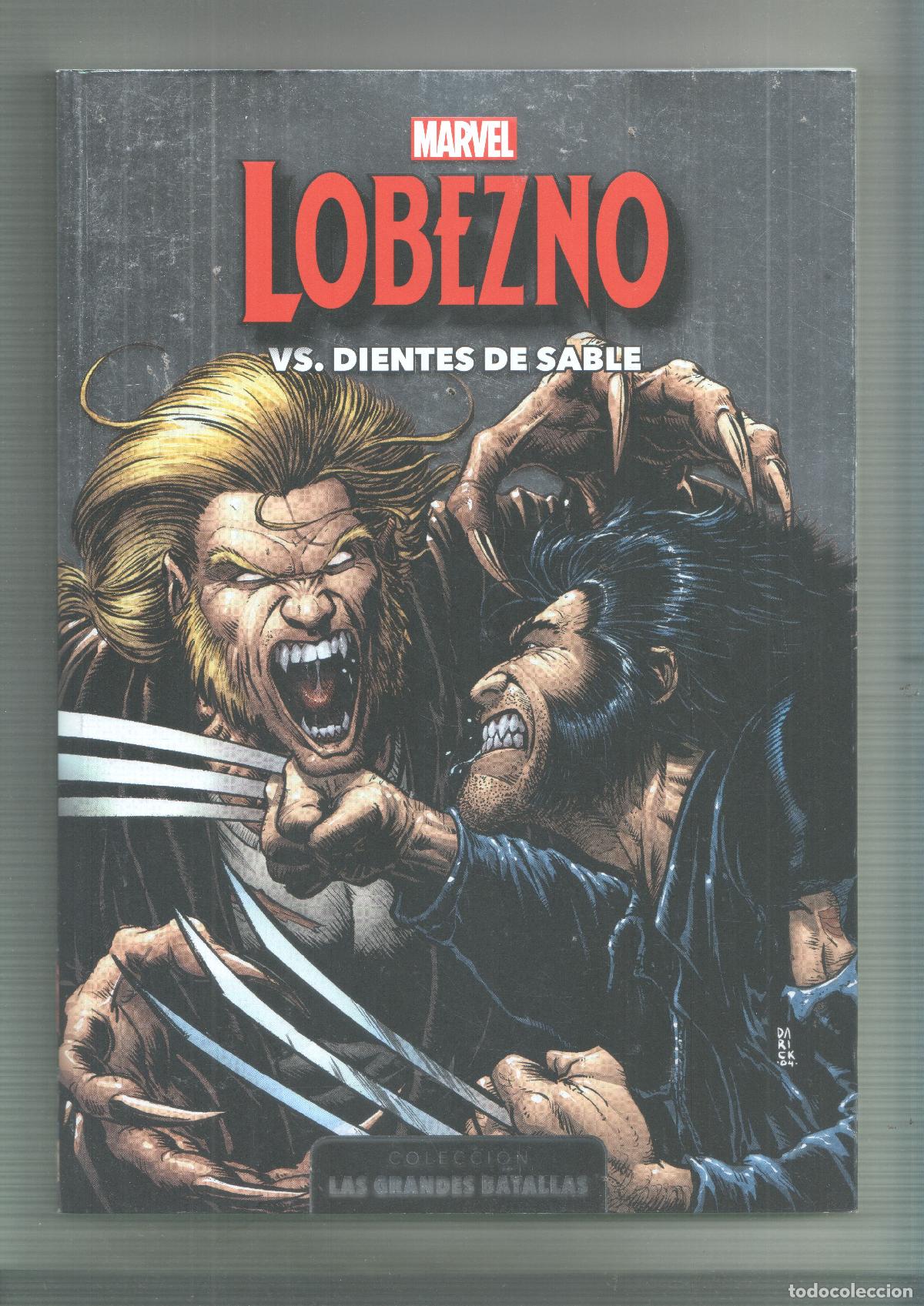 C&oacute;mics: Panini: Las grandes batallas numero 6: Lobezno vs Dientes de sable - varios