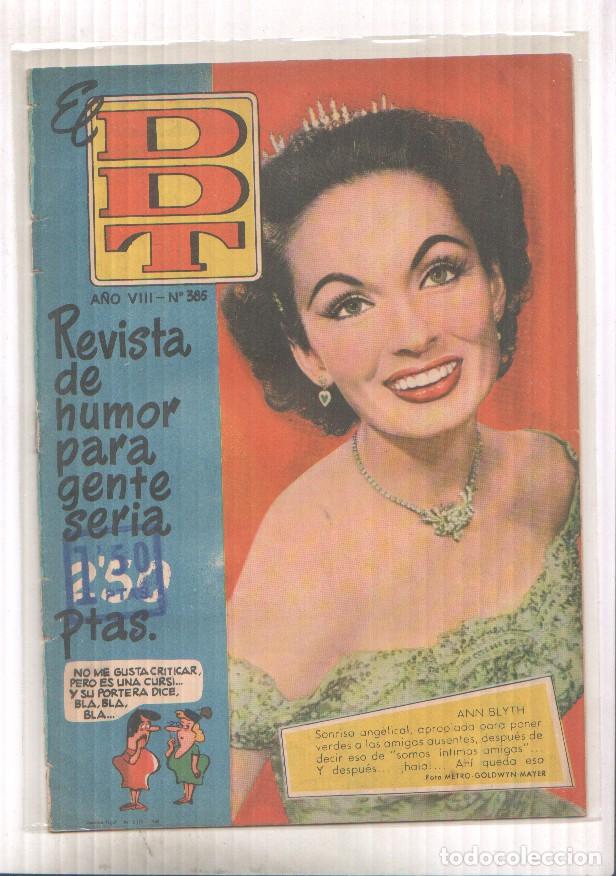 Comics: EL DDT numero 385 portada Ann Blyth - varios
