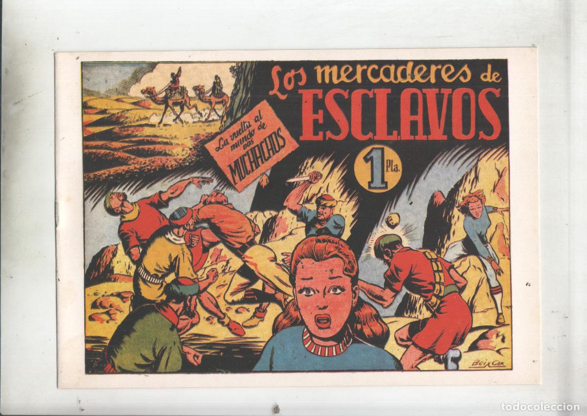 Comics: Facsimil: La vuelta al mundo de dos muchachos numero 02: Los mercaderes de esclavos - Boixar