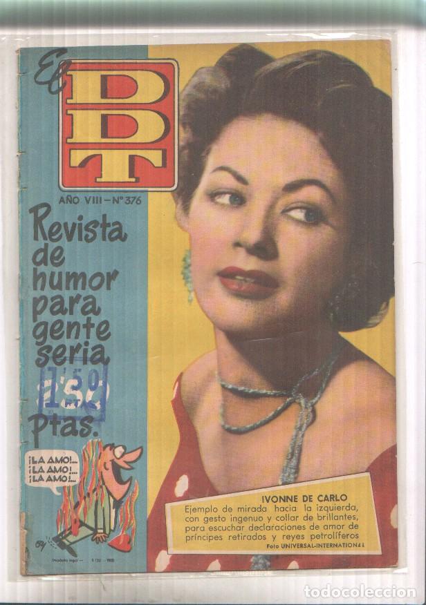 Comics: EL DDT numero 376 portada de Ivonne de Carlo - varios