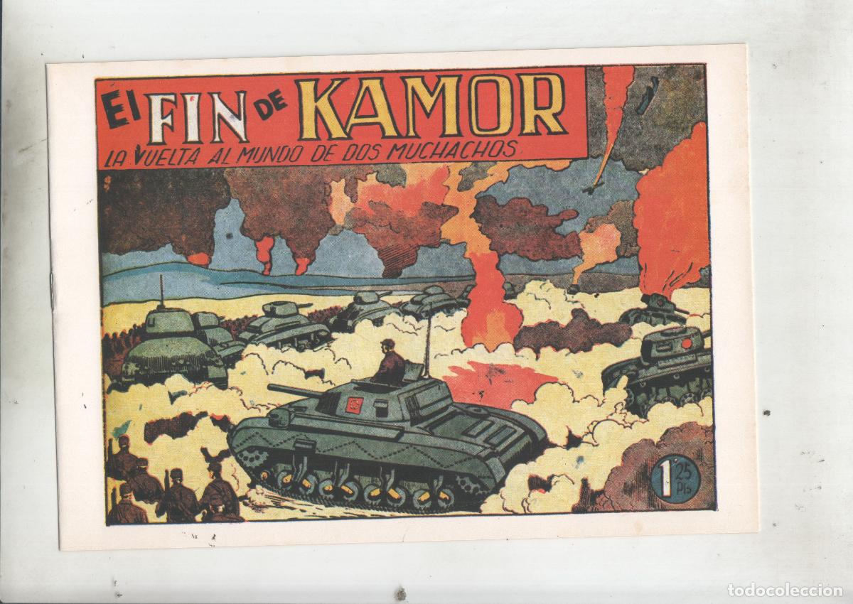 Comics: Facsimil: La vuelta al mundo de dos muchachos numero 23: El fin de Kamor - Boixar