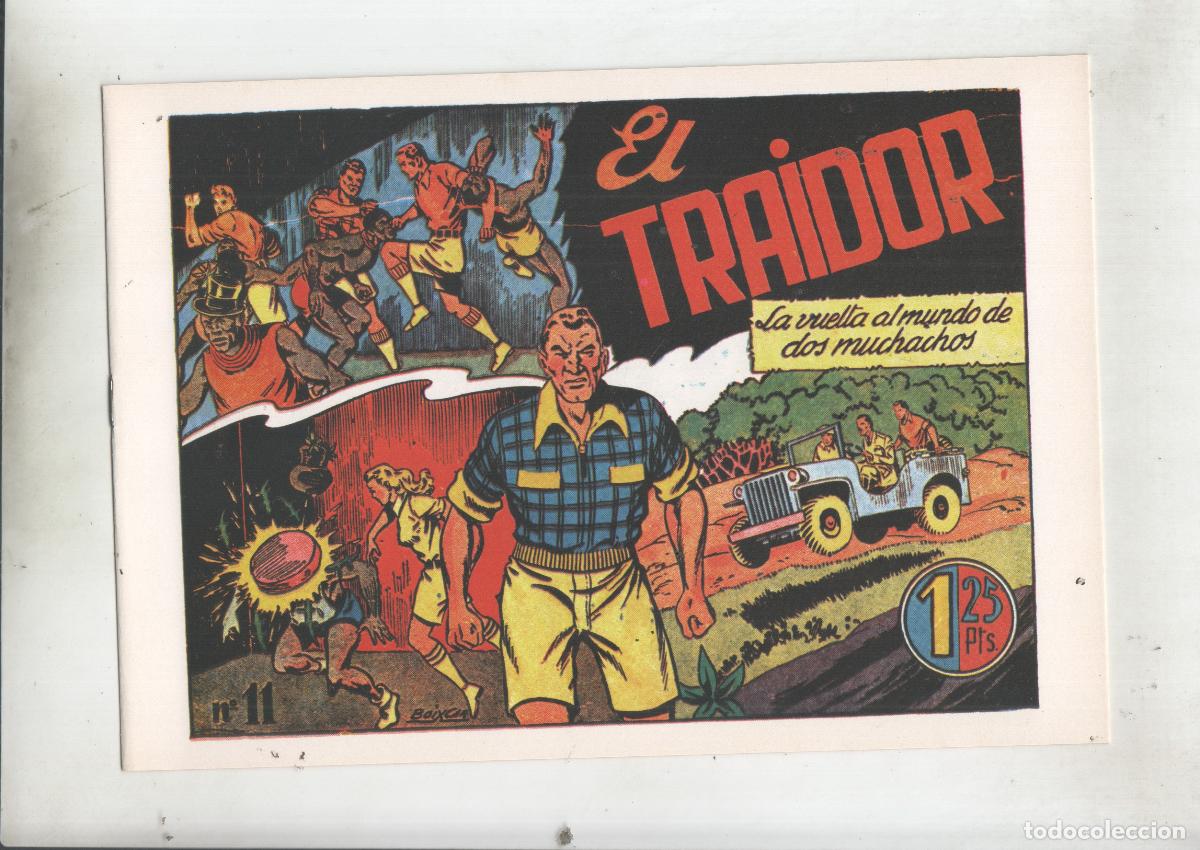 Comics: Facsimil: La vuelta al mundo de dos muchachos numero 11: El traidor - Boixar
