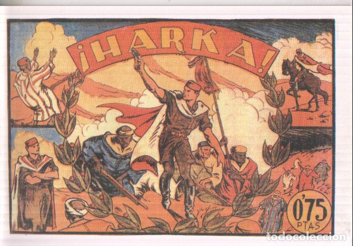 Comics: Facsimil: Harka, dibujo de Jorge Grau (el original fue editado por la valenciana) - varios
