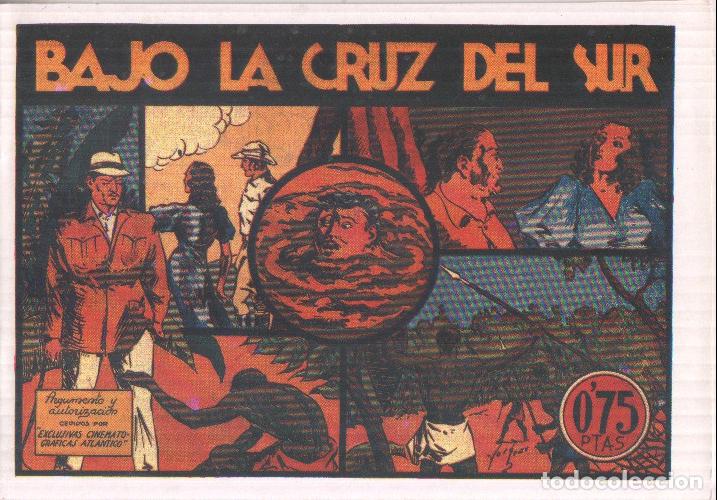 Comics: Facsimil: Bajo la cruz del sur , dibujo de Jorge Grau, (el original fue editado por la valenciana) -