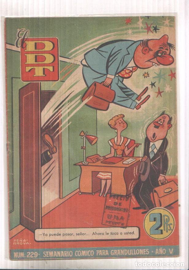 Comics: EL DDT numero 229 portada de Pe&ntilde;arroya - varios